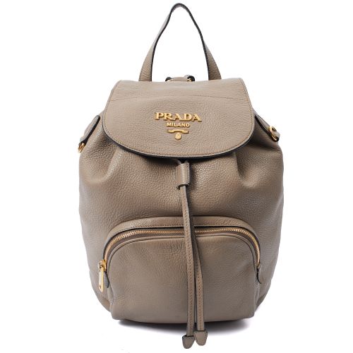 Prada Backpack in Neutral, Leather Handbag Clinic