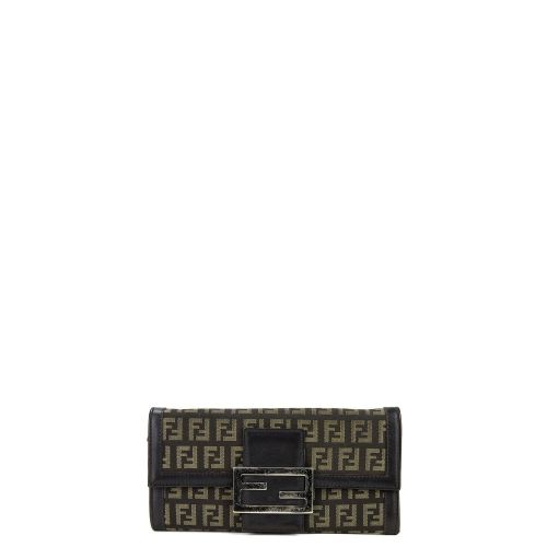 Fendi Zucca Long Wallet | Handbag Clinic