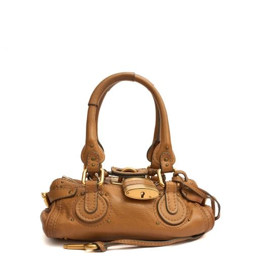 Chloé Paddington Hand Bag Brown Leather Chloé Brown Leather Paddington Bag ○ Labellov ○ Buy and