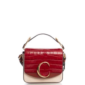 Chloe red handbag shop