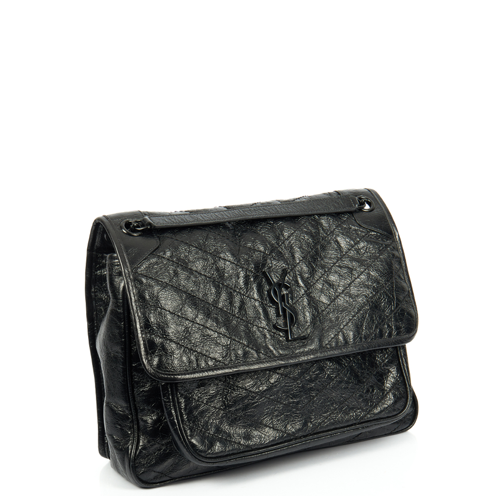Niki - Medium in Black, Calfskin Leather 2