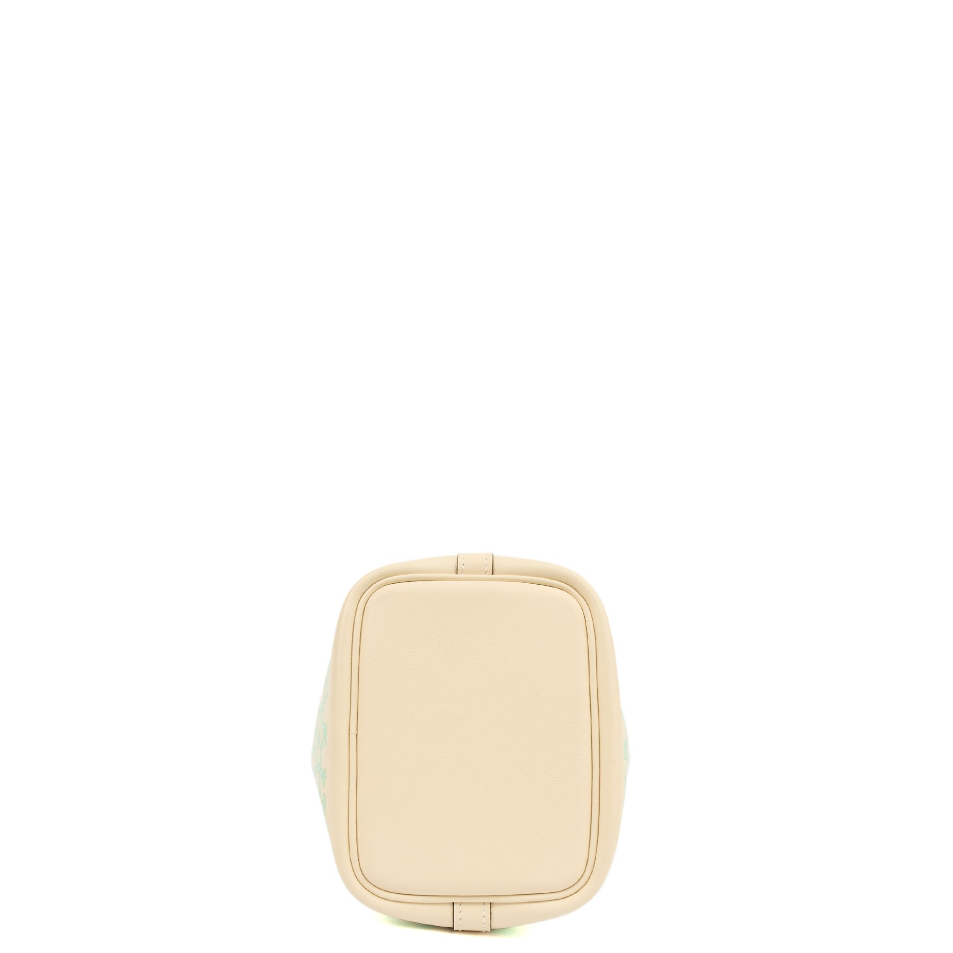 Limited Edition Lucky Daisy Picotin - Micro in Nata, Vert Swift Leather 4