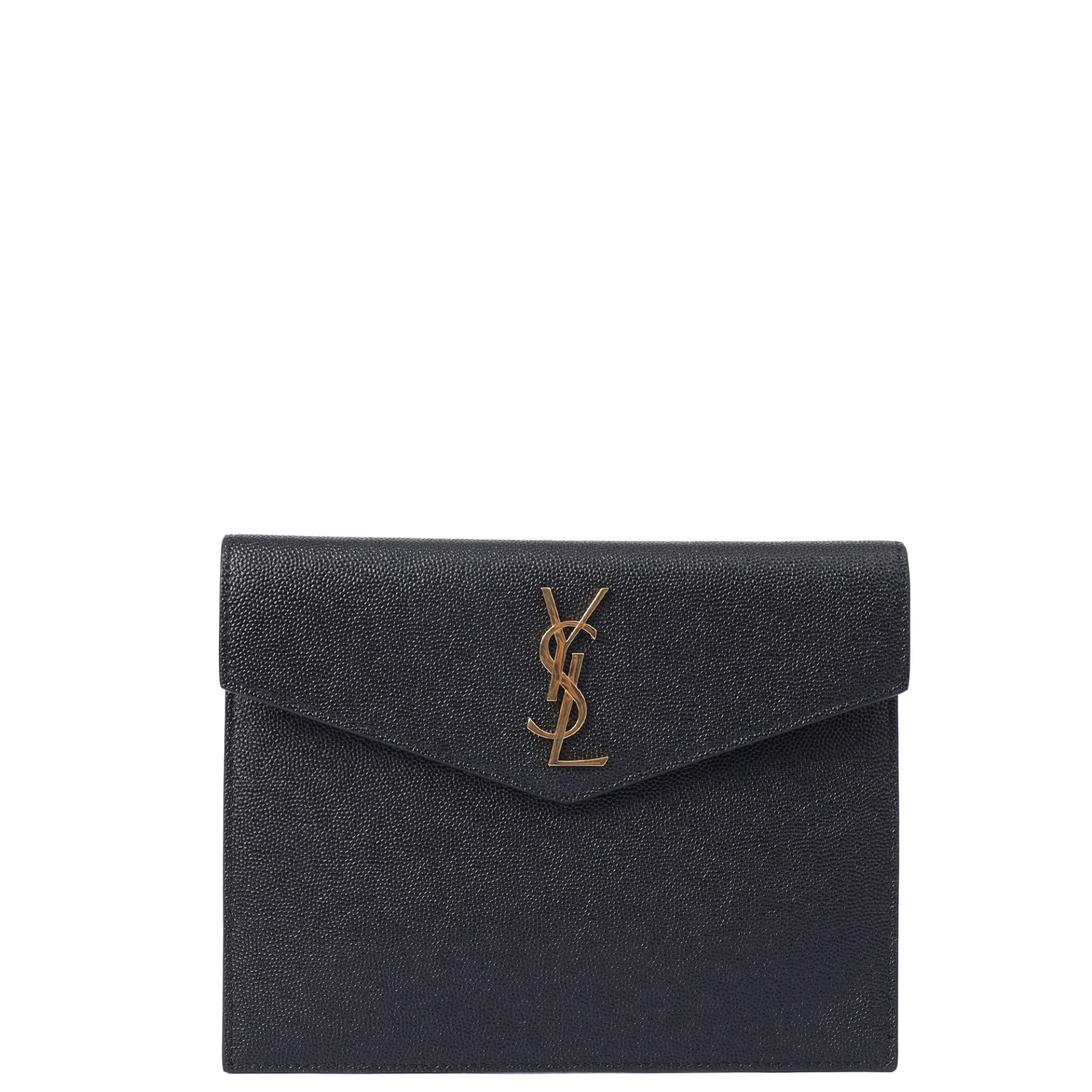 Uptown Pouch in Black, Leather