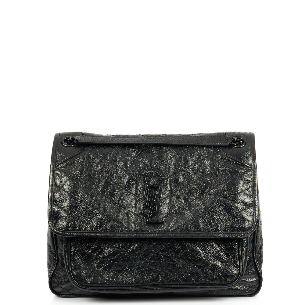 Niki - Medium in Black, Calfskin Leather