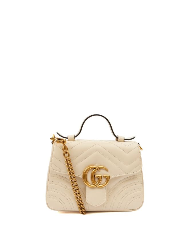 Designer Bags Small Gg Marmont Top Handle Satchel Gucci GG Marmont