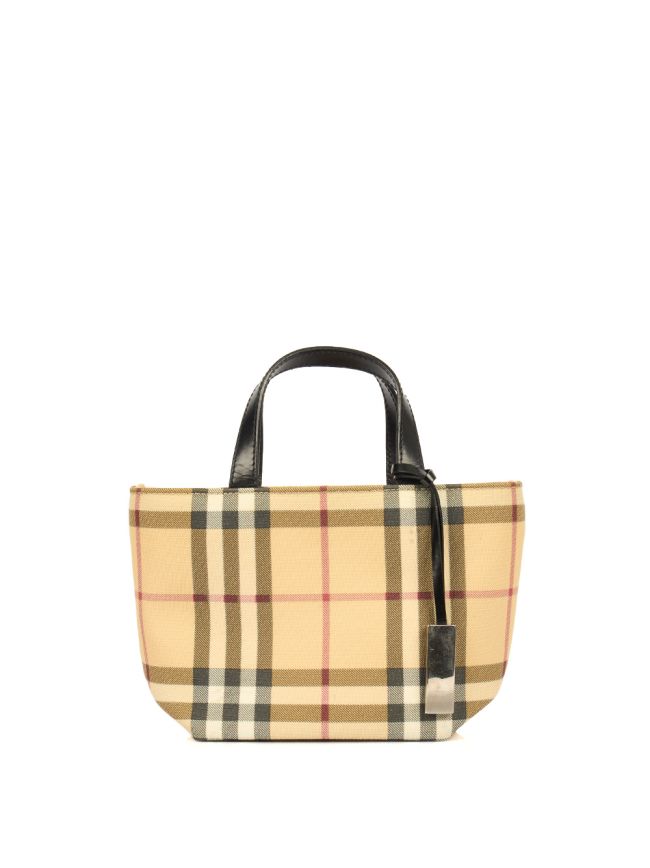 Burberry Check Tote in Nova Check, Leather | Handbag Clinic