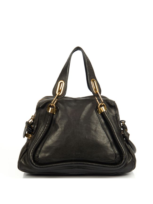 Chloe Paraty - Medium in Black, Calfskin Leather | Handbag Clinic
