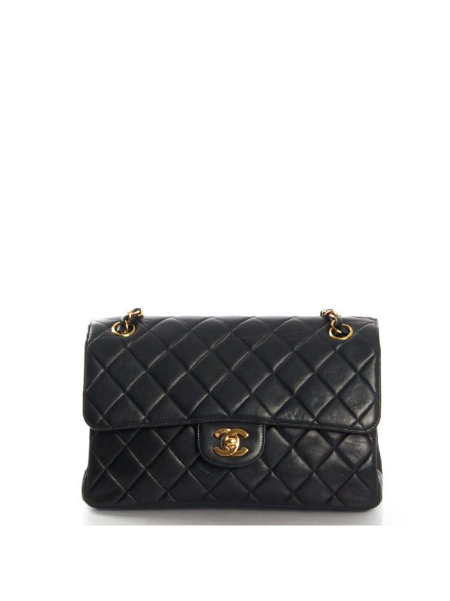 Rare Chanel Double Purse 2008 Chanel Classic Jumbo Quilted Patent