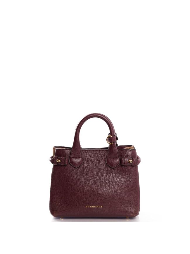 Burberry Banner Small in Burgundy Handbag Clinic