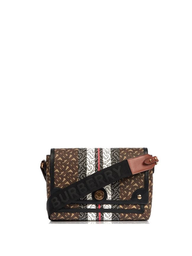 Burberry Note Crossbody Bag in Print, Leather | Handbag Clinic